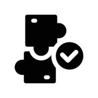 solution icon. glyph icon for your website, mobile, presentation, and logo design. vector