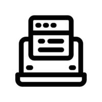 software icon. line icon for your website, mobile, presentation, and logo design. vector