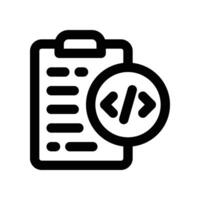 project icon. line icon for your website, mobile, presentation, and logo design. vector
