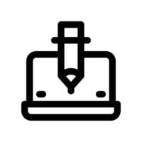 edit tools icon. line icon for your website, mobile, presentation, and logo design. vector