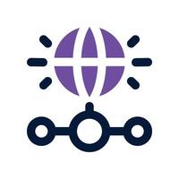 internet icon. dual tone icon for your website, mobile, presentation, and logo design. vector