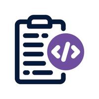 project icon. dual tone icon for your website, mobile, presentation, and logo design. vector