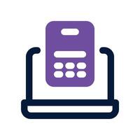 responsive icon. dual tone icon for your website, mobile, presentation, and logo design. vector