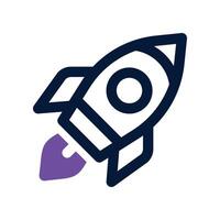 launch icon. dual tone icon for your website, mobile, presentation, and logo design. vector