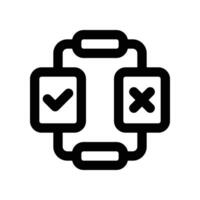 experience icon. line icon for your website, mobile, presentation, and logo design. vector
