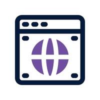 website icon. dual tone icon for your website, mobile, presentation, and logo design. vector