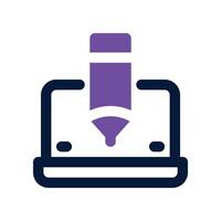 edit tools icon. dual tone icon for your website, mobile, presentation, and logo design. vector