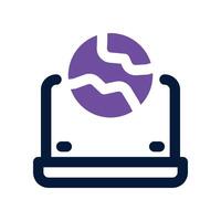 deployment icon. dual tone icon for your website, mobile, presentation, and logo design. vector