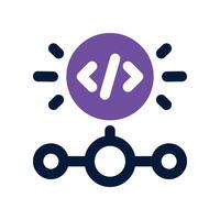 workflow icon. dual tone icon for your website, mobile, presentation, and logo design. vector