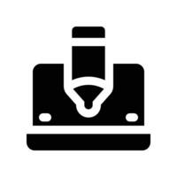 edit tools icon. glyph icon for your website, mobile, presentation, and logo design. vector