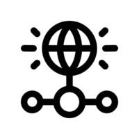 internet icon. line icon for your website, mobile, presentation, and logo design. vector