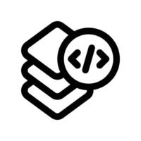layer icon. line icon for your website, mobile, presentation, and logo design. vector