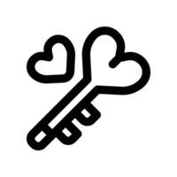 love key icon. line icon for your website, mobile, presentation, and logo design. vector