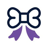 bow icon. dual tone icon for your website, mobile, presentation, and logo design. vector