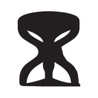 three-legged set of flat stools. Three-legged stool with vibrant colors isolated on a white background. Stool icon or set of design components. vector