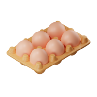 3D Illustration eggs png