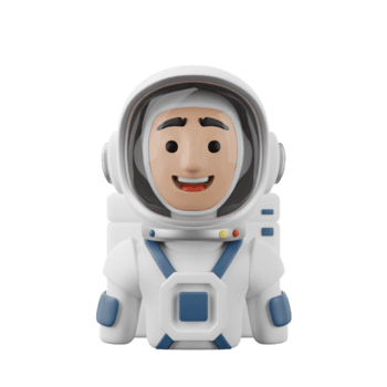 3d Illustration Astronaut männlich png
