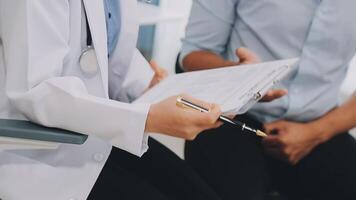 Urologists advise patients about prostate problems. Treatment of cancers of the urinary tract and male reproductive organs The concept of men's health problems video
