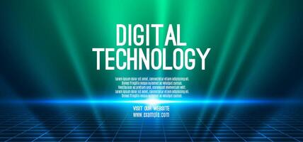 Digital technology speed connect blue green background, cyber nano information, abstract communication, innovation future tech data, internet network connection, Ai big data, line dot illustration 3d vector