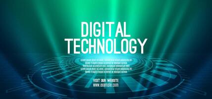 Digital technology speed connect blue green background, cyber nano information, abstract communication, innovation future tech data, internet global network connection, Ai big data, illustration 3d vector