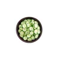 Cucumber salad with thinly sliced cucumbers red onion and fresh dill tossed in a sour png