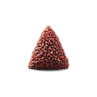Annatto seeds deep red color triangular shape slightly glossy surface Food and culinary concept png