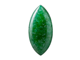 Jadeite A polished jadeite stone with a deep green color levitating to showcase its use png