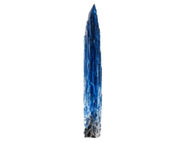 Kyanite A deep blue kyanite blade with a sharp edge levitating and illuminated to show png