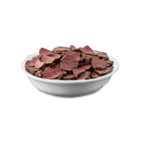 Beef liver with smooth texture sliced floating and steaming Food and culinary concept png