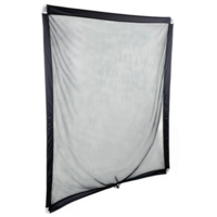 Portable mesh bug screen for camping with a zippered door and a built in floor png
