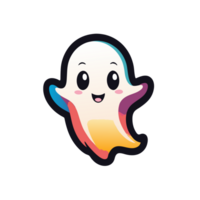 halloween graphics cute colorful ghost png