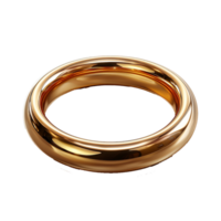 Gold ring isolated on transparent background png