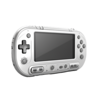 3d portátil jogos console portátil isolado em transparente fundo png