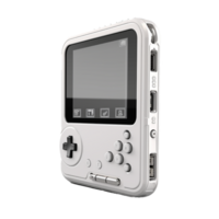 3d handheld game console portable isolated on transparent background png