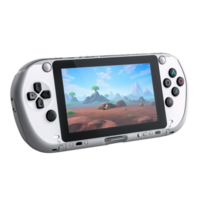 3d handheld game console portable isolated on transparent background png