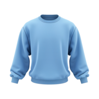 Blue sweatshirt isolated on transparent background png