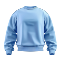 Blue sweatshirt isolated on transparent background png