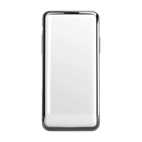 3d blank phone screen isolated on transparent background png