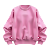 Pink sweatshirt isolated on transparent background png