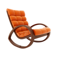 Modern Rocking chair isolated on transparent background png