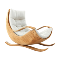 Modern Rocking chair isolated on transparent background png