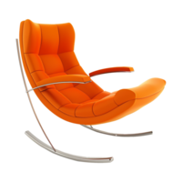 Modern Rocking chair isolated on transparent background png
