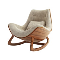 Modern Rocking chair isolated on transparent background png