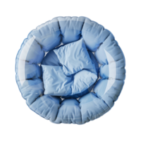 Top view bubble Sofa isolated on transparent background png