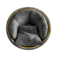 Top view bubble Sofa isolated on transparent background png