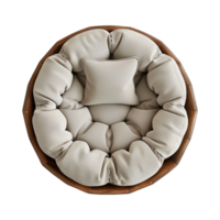 Top view bubble Sofa isolated on transparent background png