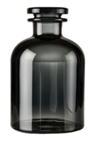 Brown glass bottle with a lid on a Transparent background png