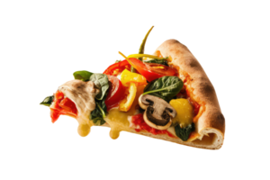 isolated pizza on transparent background png