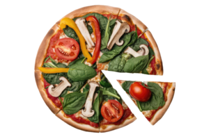 isolated pizza on transparent background png