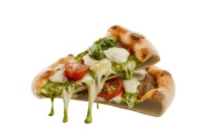 isolated pizza on transparent background png